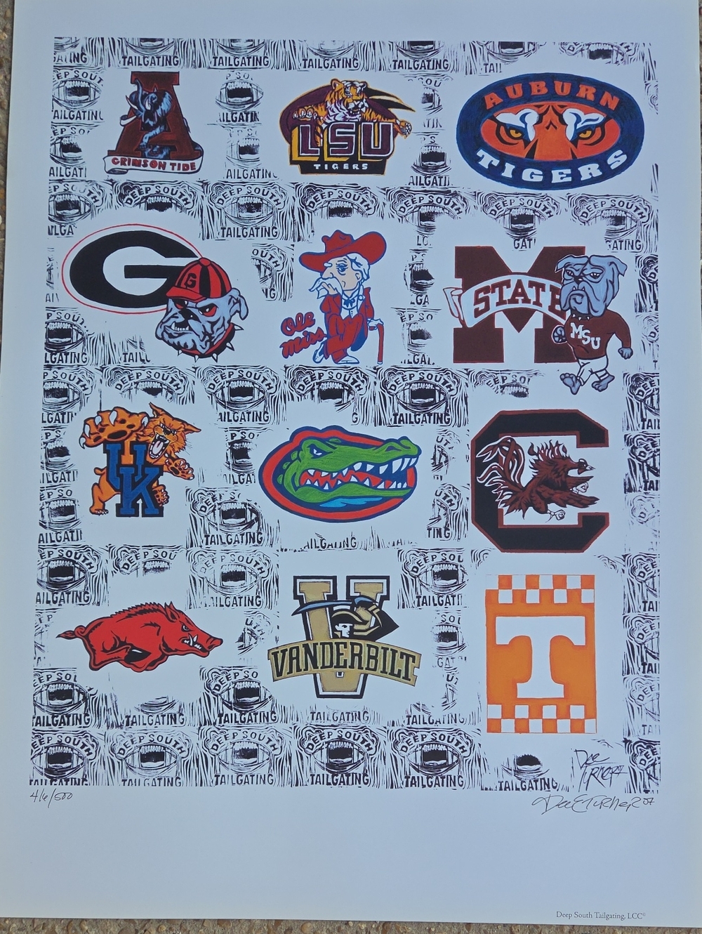 416/500 SEC POSTER SIGNED "07"